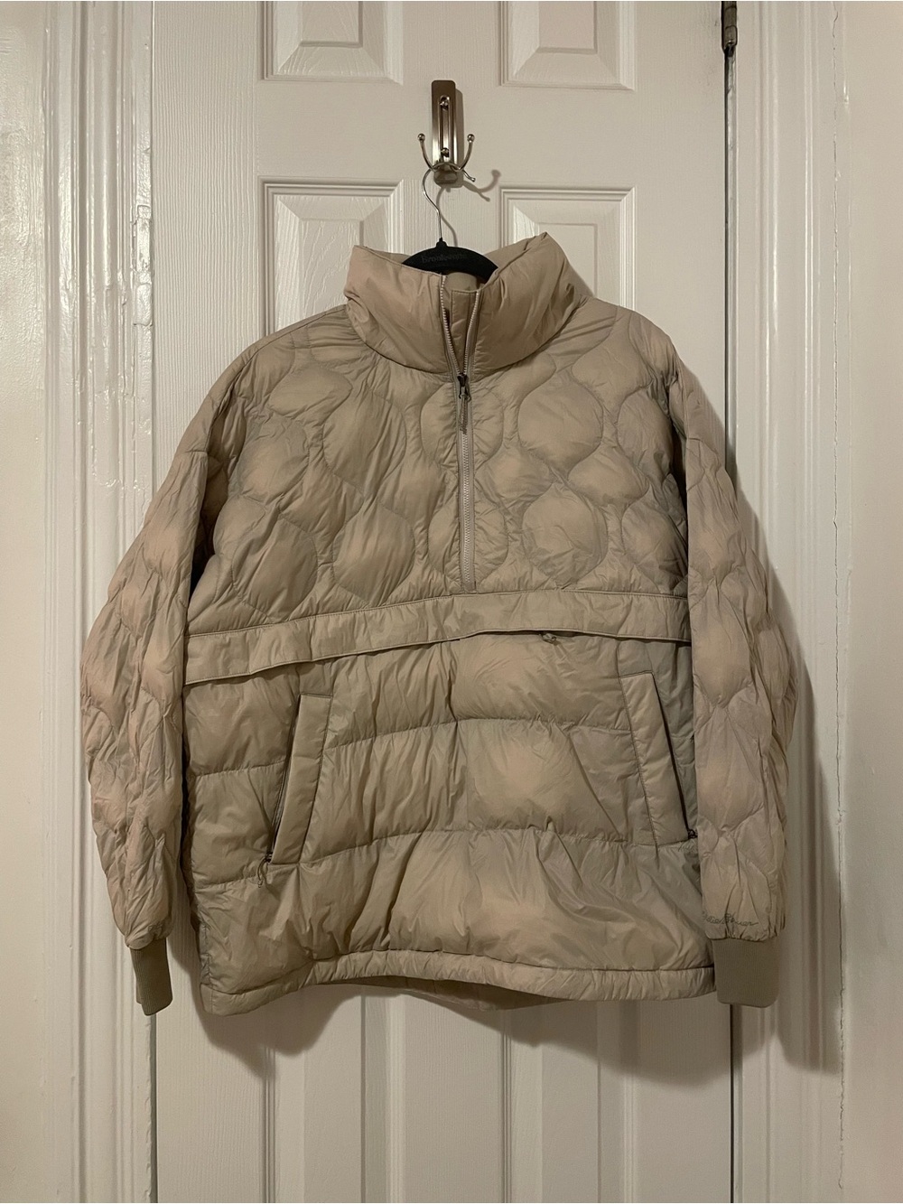 Eddie Bauer 650 Quilted Puffer Pullover Jacket StratusLite Down Anorak